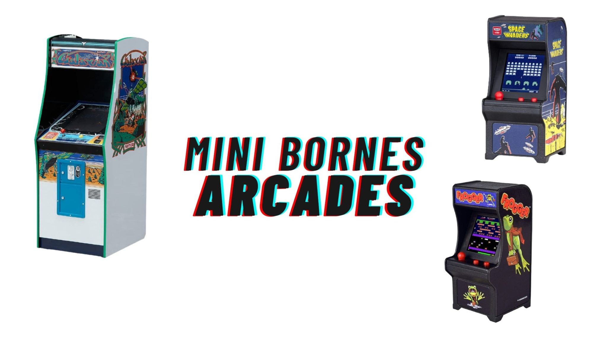 Lot De 3 Mini Bornes D'arcade My Arcade - Neuves - Boîte Abîmée