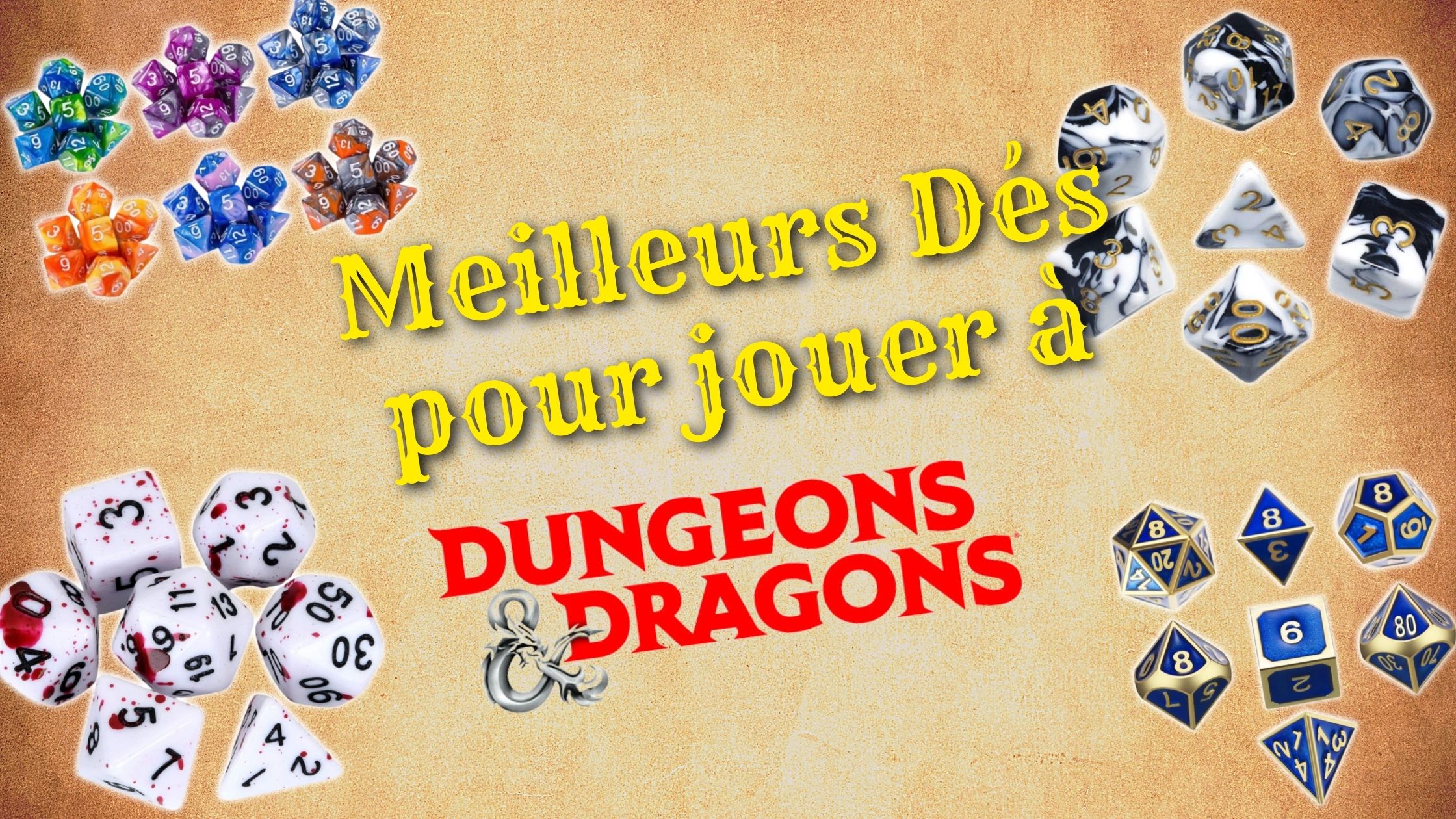 6pcs Dés à Jouer Dés de D20 16mm Jeux de Role Donjons et Dragons D&D Dice 