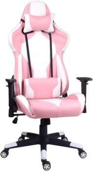chaise gamer rose euco