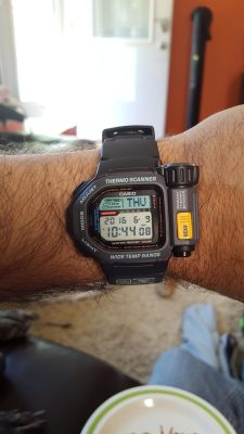 montre geek casio thermic
